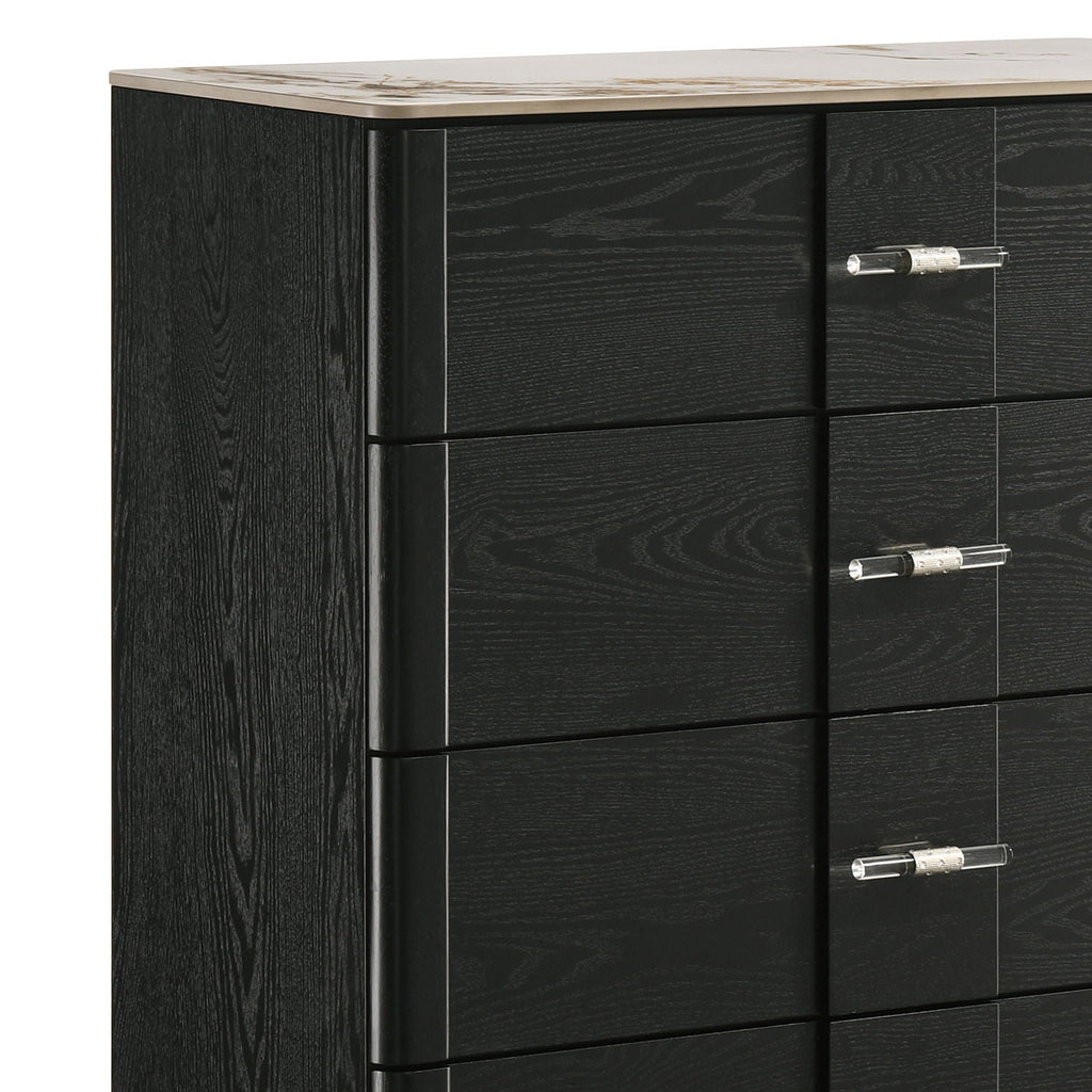 Opel - 5 Drawer Chest - Black