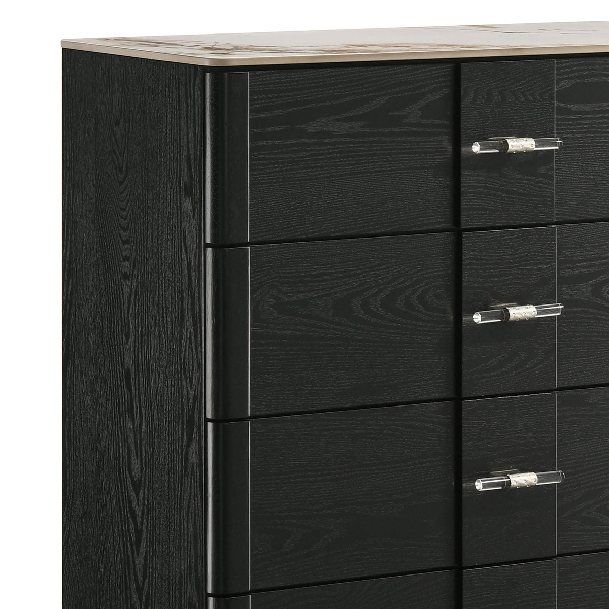 Opel - 5 Drawer Chest - Black