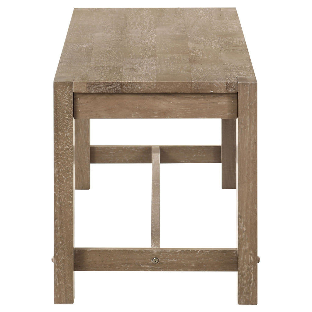 Malvika - Trestle Base Dining Bench - Brown