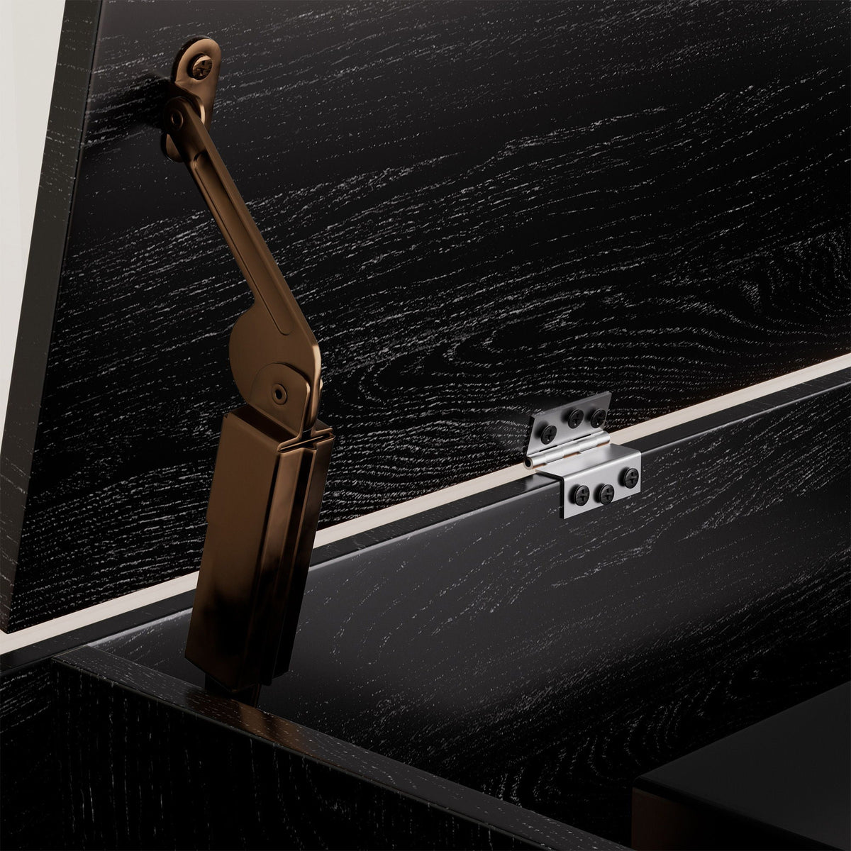 Eco-Friendly Vinyl Record Player Stand With Flip-Top Storage, Media Console With Dual Outlets And Dustproof Drawers