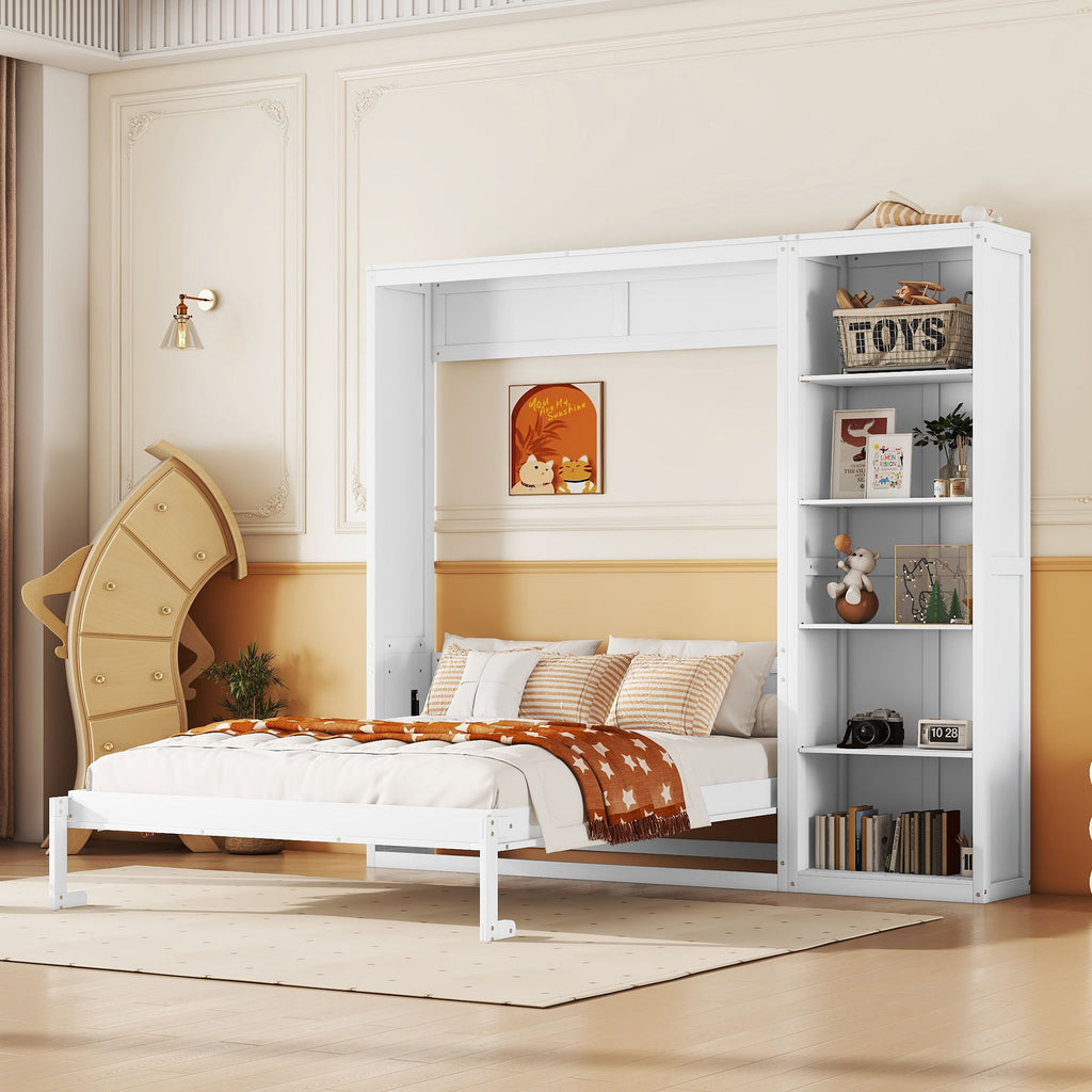 Murphy Wall Bed With Shelves