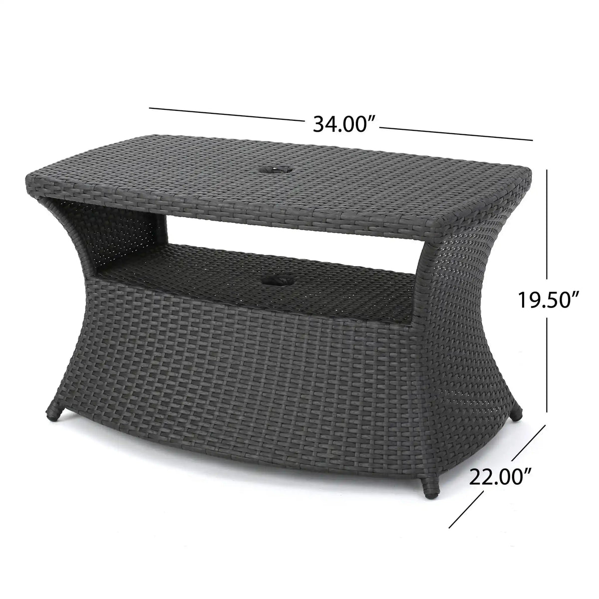 Berkeley Chaise Lounge Side Table