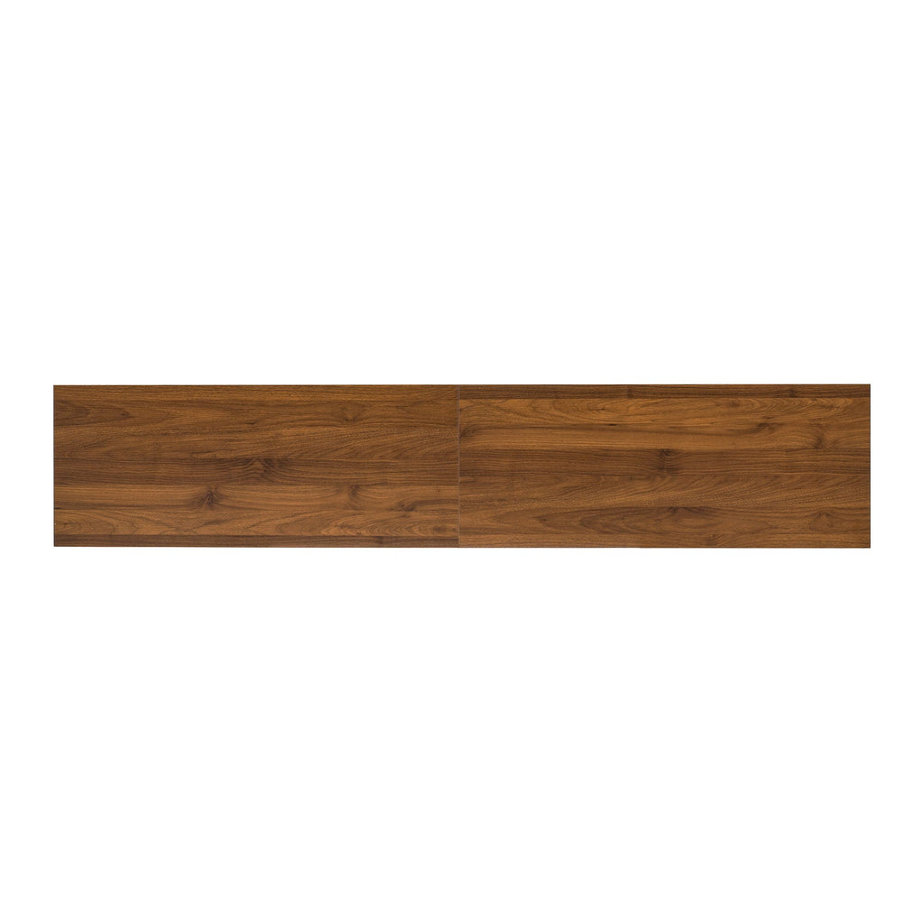 78" TV Stand For TVs Up To 85" Entertainment Center With Deep Drawers & Cable Management, Soft Closing Hinges - Walnut