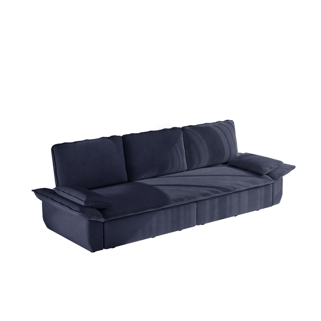 King Size Pull Out Sofa Bed, 3 In 1 Convertible Multifunctional