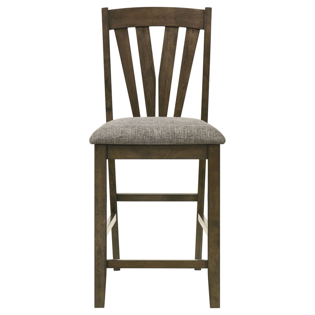 Maxine - Upholstered Counter Height Dining Side Chair (Set of 2) - Brown
