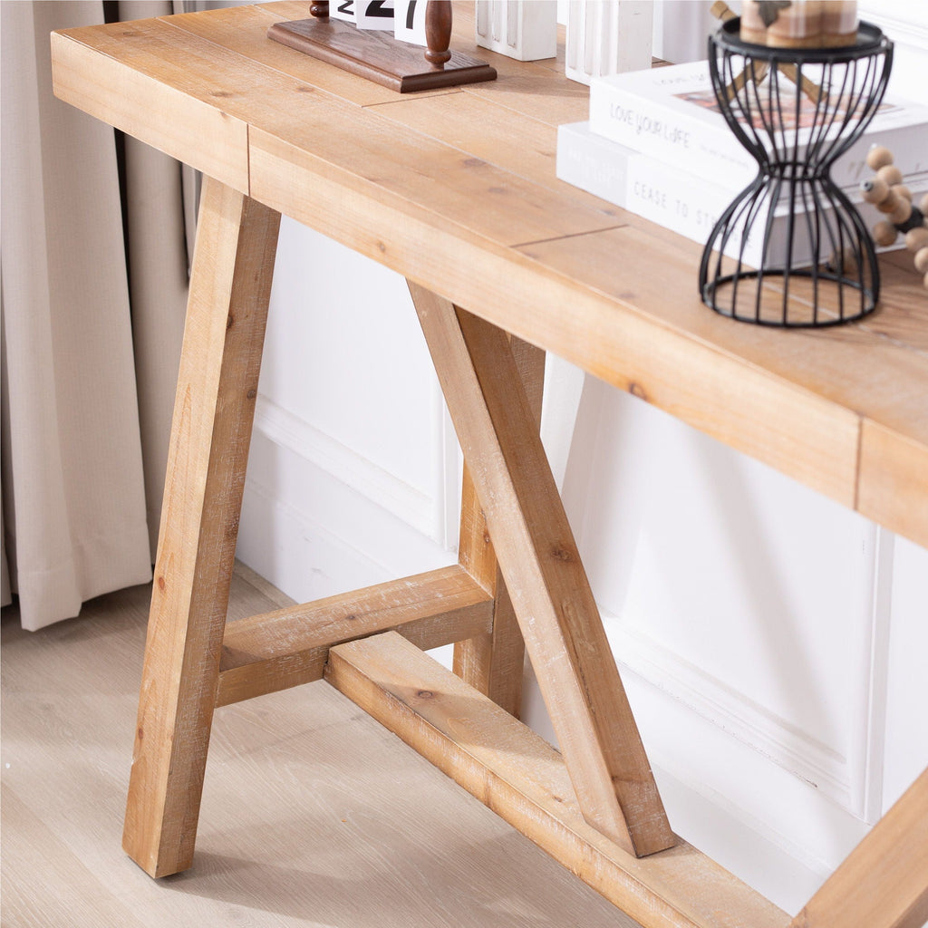 A-Frame Console Table - Natural
