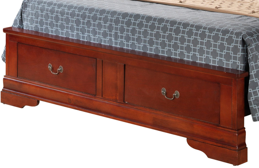 Upholstered Panel Sleigh Bed Design
