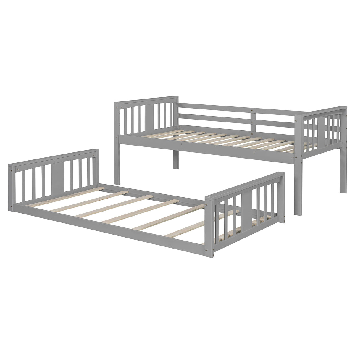 Solid Construction Bunk Bed & Ladder