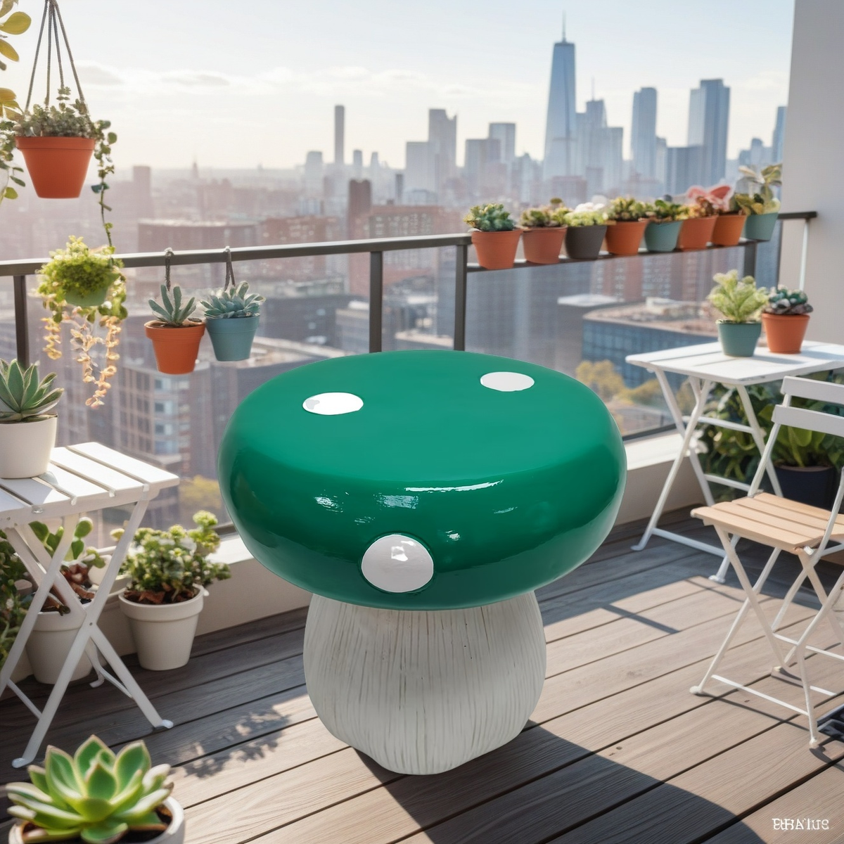 Mushroom Model Resin Stool