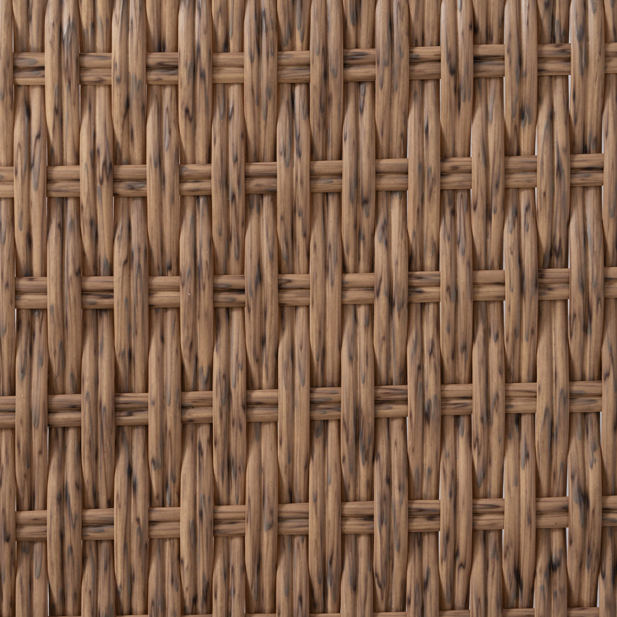 Patio 6-Piece Brown PE Wicker Sofa Set with Grey Cushions