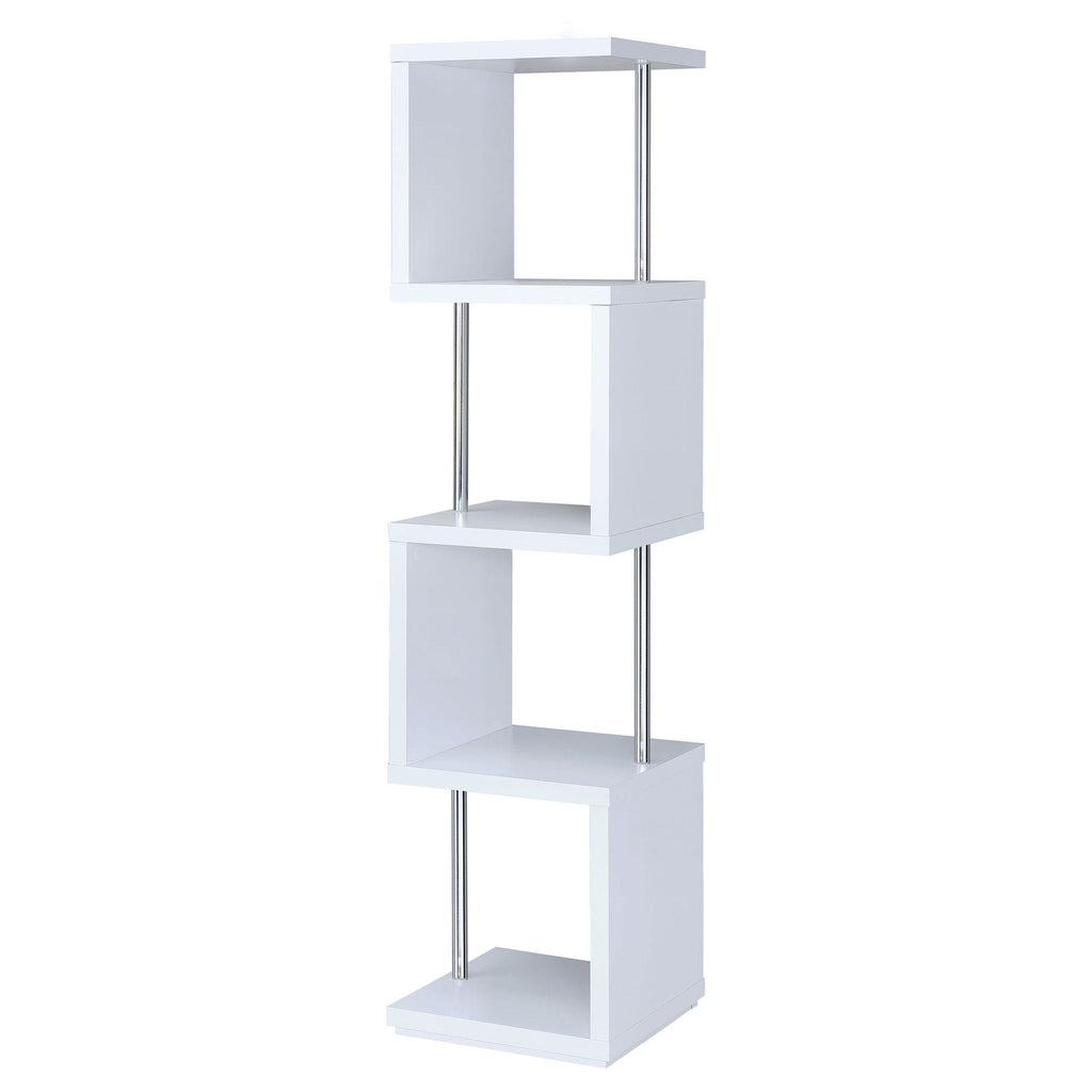4 Tier Bookcase With Accents