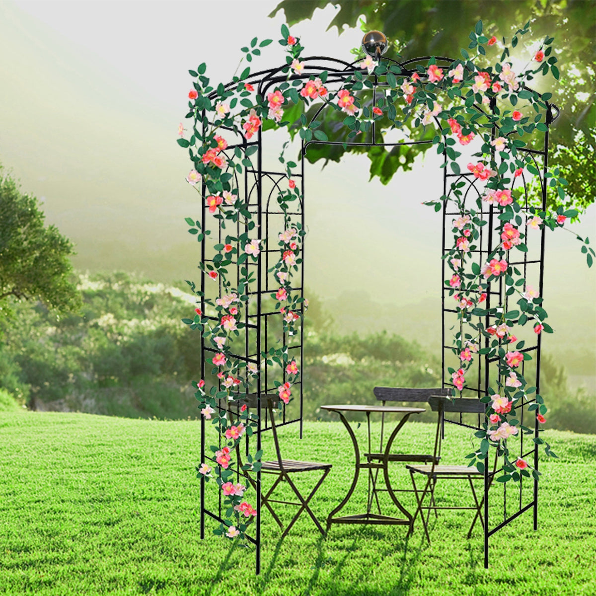 Metal Garden Arch Iron Pergola