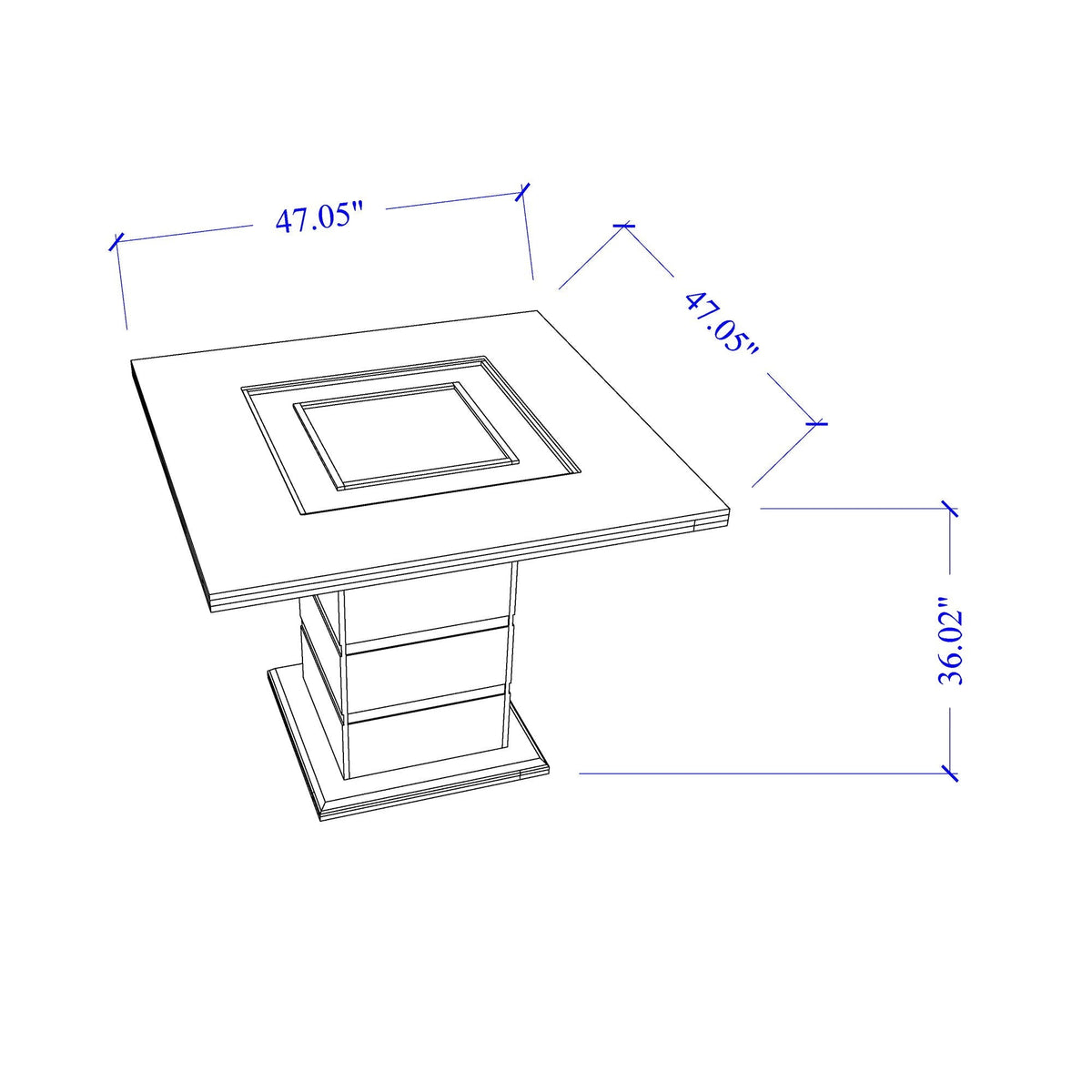 Ariya - 5 Pieces Bar Table And Bar Stool Set