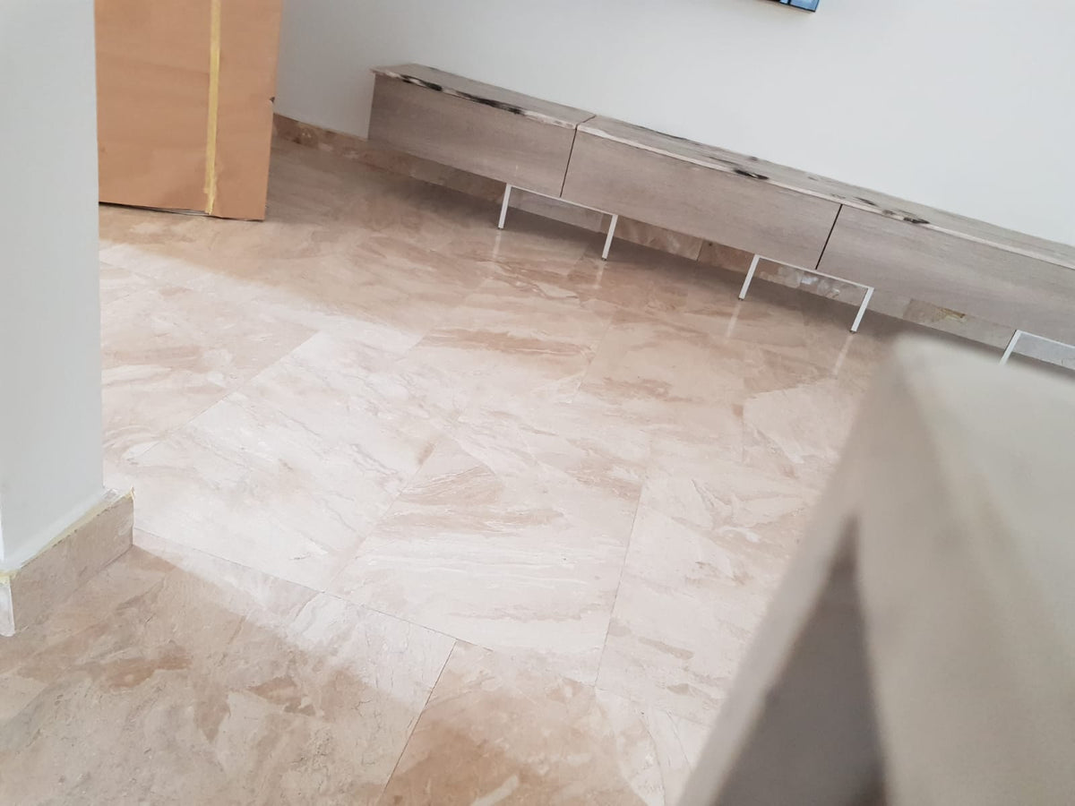 Diana Royal Beige Marble Polished Floor and Wall Tile-Large Format - Livfloors Collection