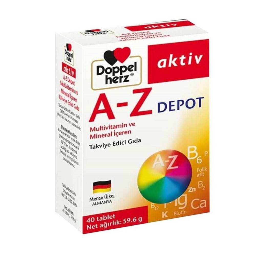 Doppelherz Multivitamin A-Z Depot 40 Tablets