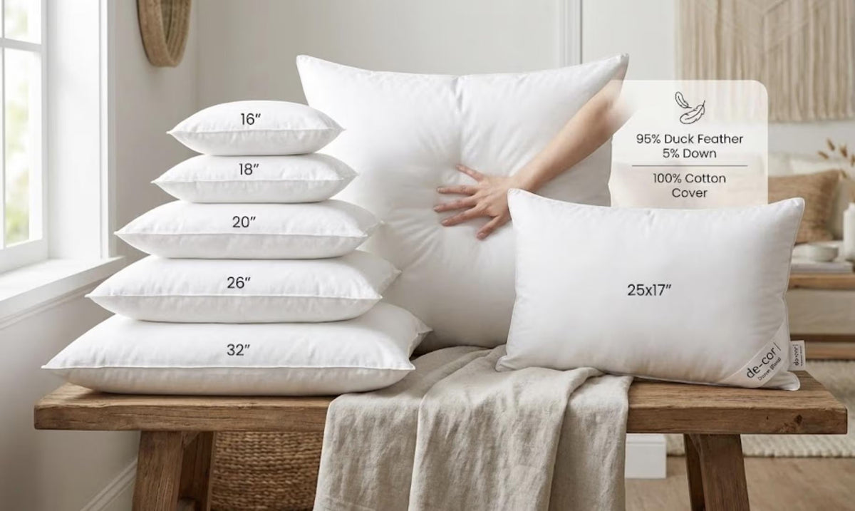 Custom Down Blend Pillow Insert