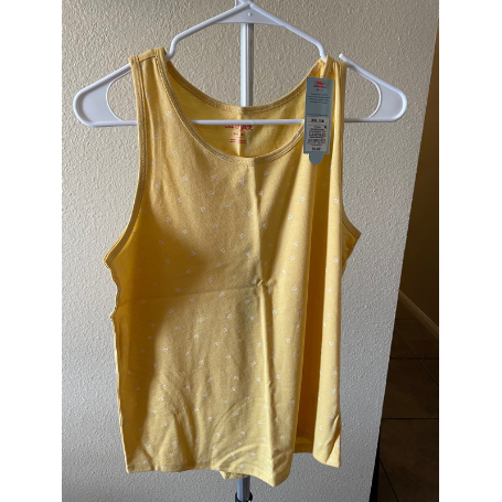 Girls cat & jack shirt yellow XXL STYLE 7WW6L light mustard