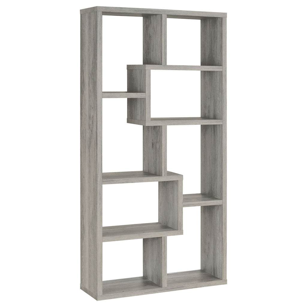 Lawton - 7 Shelf Bookshelf - Driftwood