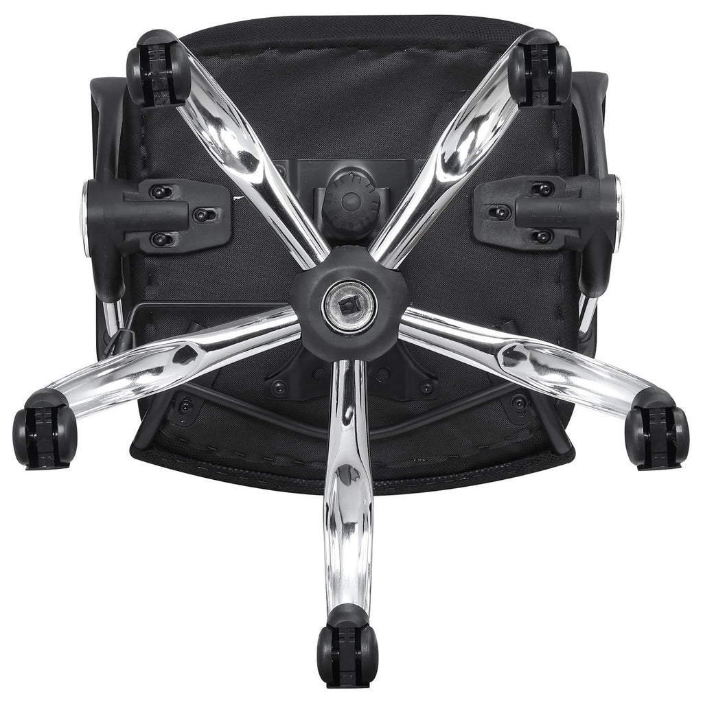 Swivel Office Chair With Base Adjustable Height - Black