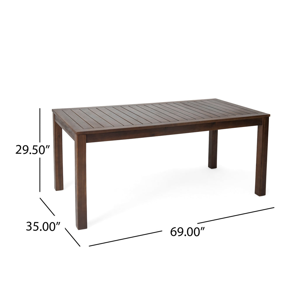 Outdoor Courtyard Table and Bench