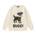 GUCCI Beige Cotton Jersey Sweatshirt New & Authentic