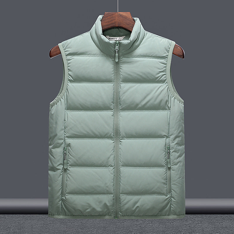 Thickened Down Jacket Stand-Up Collar Lightweight Couples Vest Outerwear