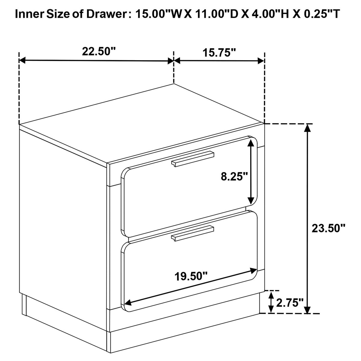 Sophia - 4 Piece Bedroom Set