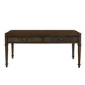 Fluted 2 Drawer Coffee Table - Brown
