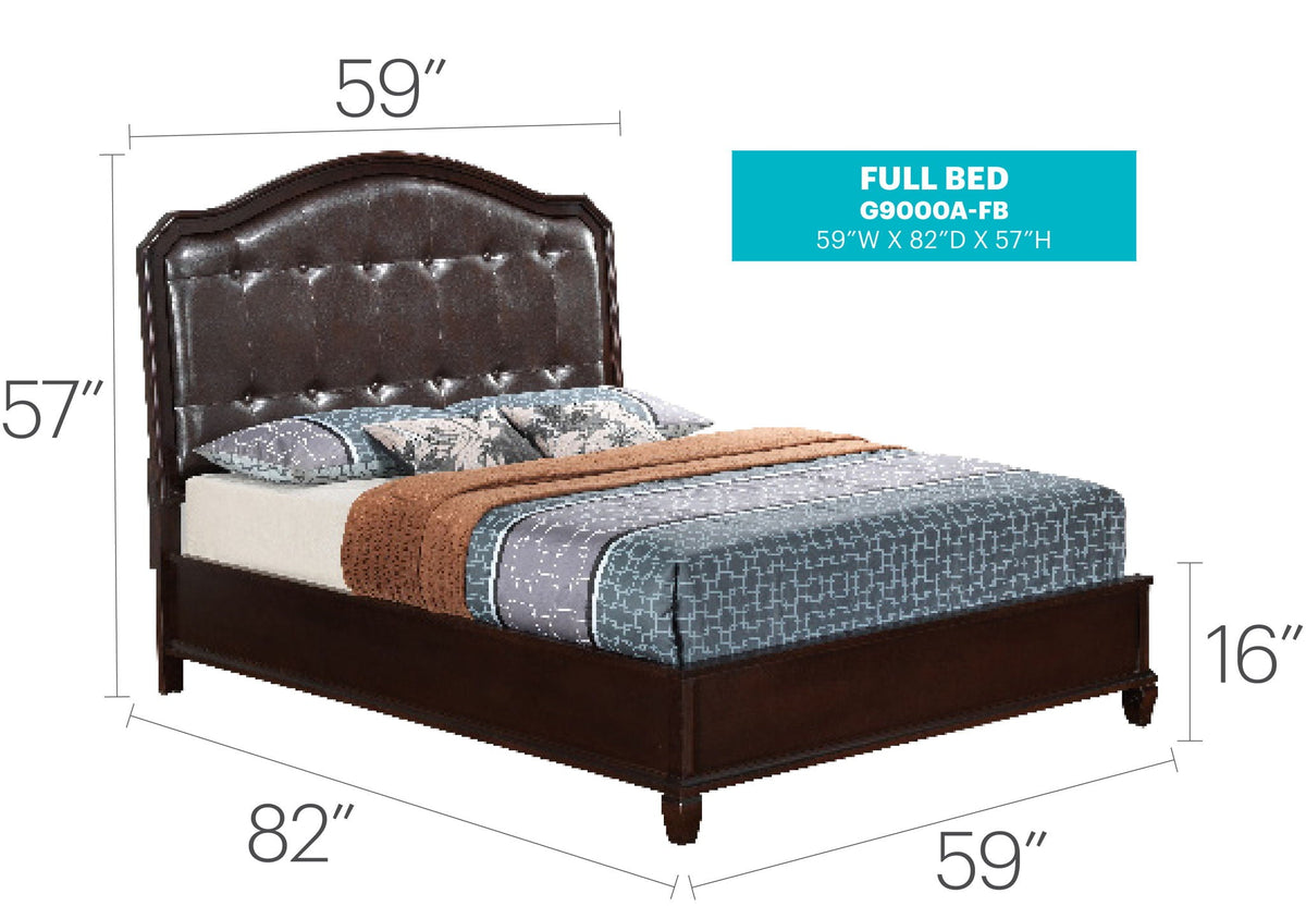 Bed With Transitional Design
