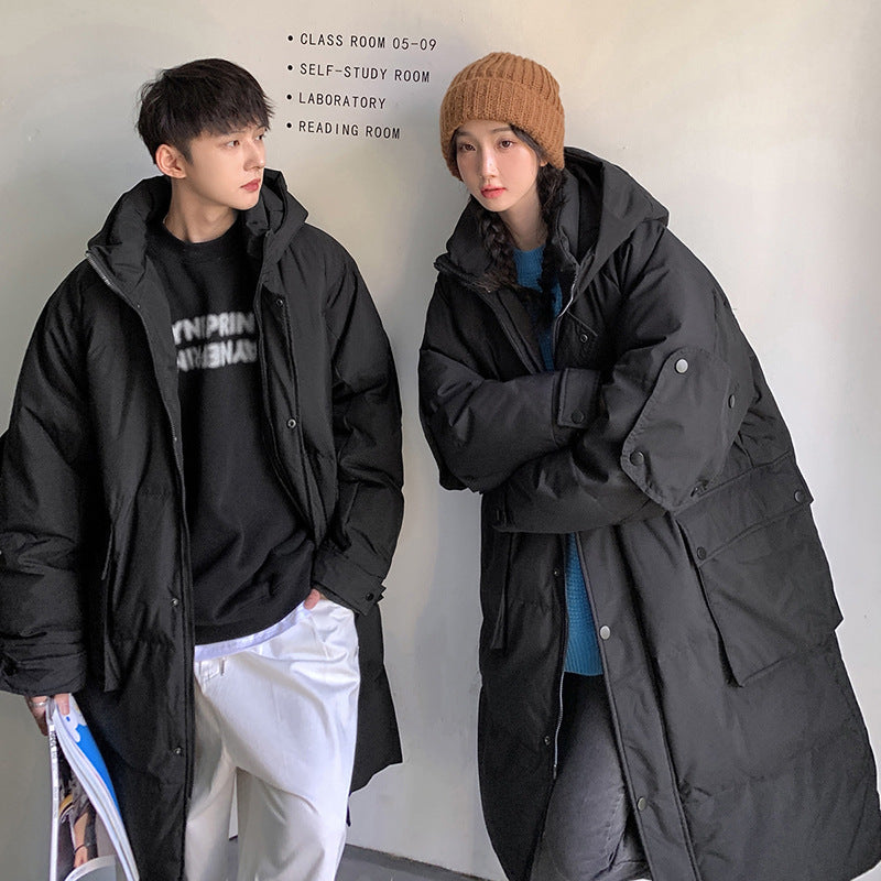 Fashion Mid-length Couple Down Jacket
