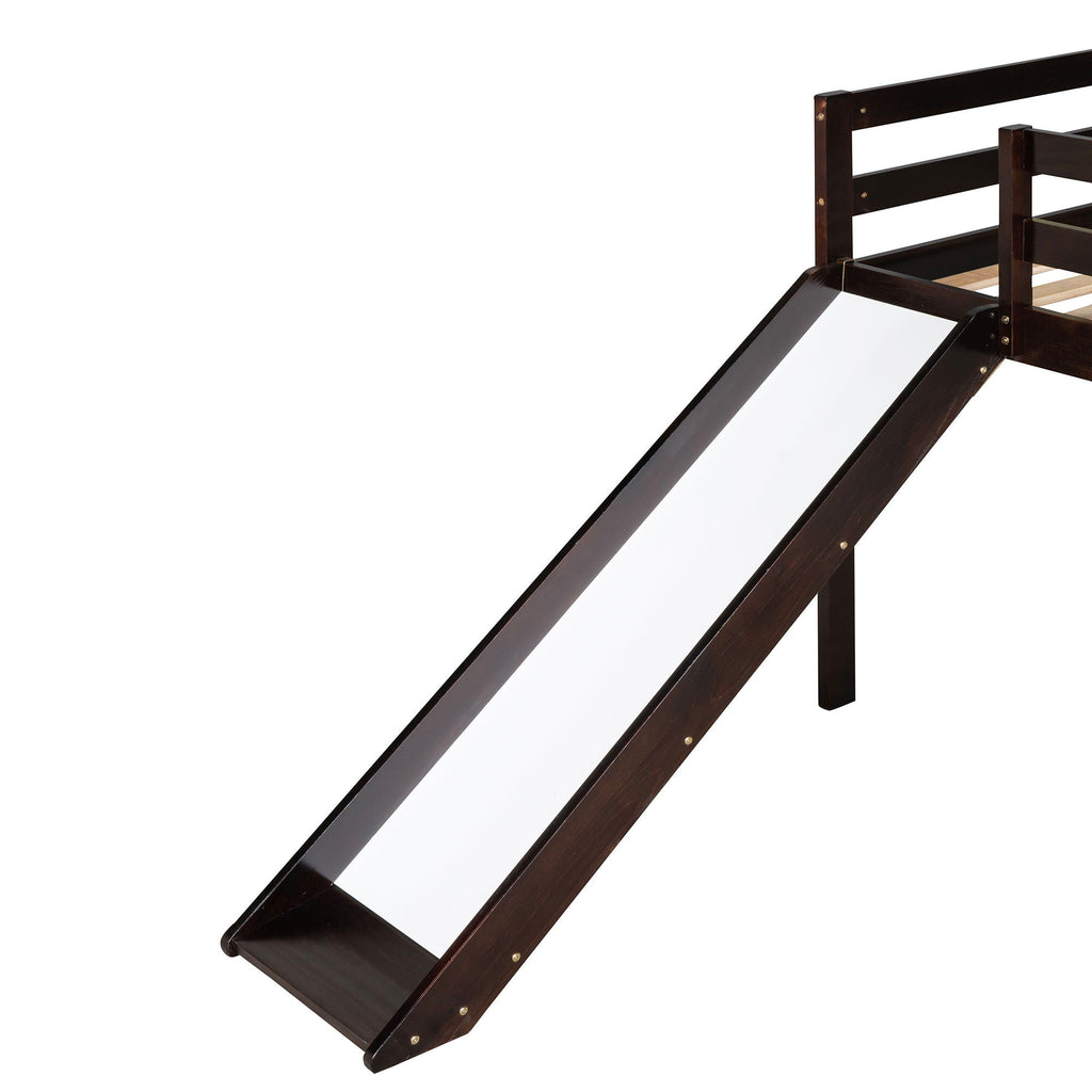 Loft Bed With Slide, Multifunctional Design