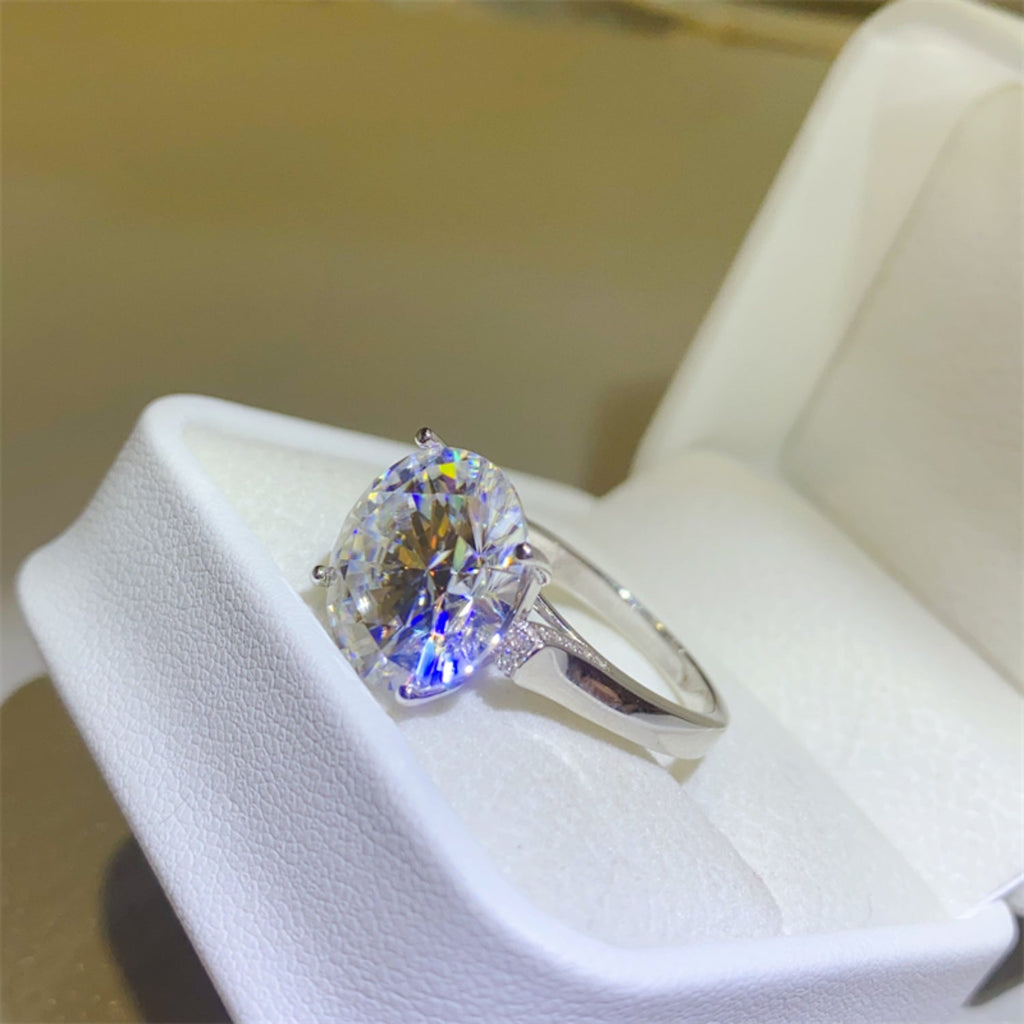 10 Carat Brilliant Round Cut Sparkala™ Pure Sterling Silver Ring