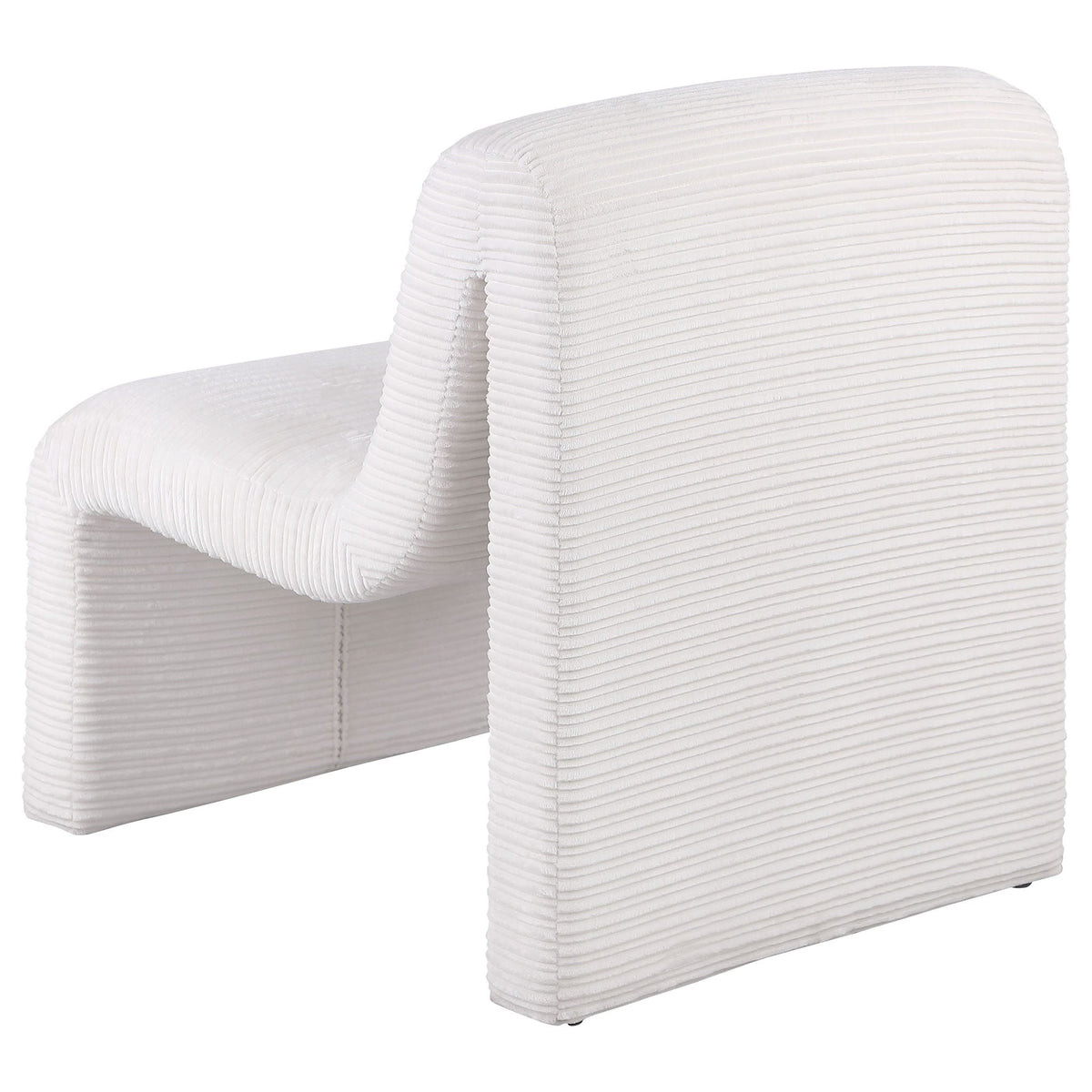 Winne - Curved Armless Accent Chair