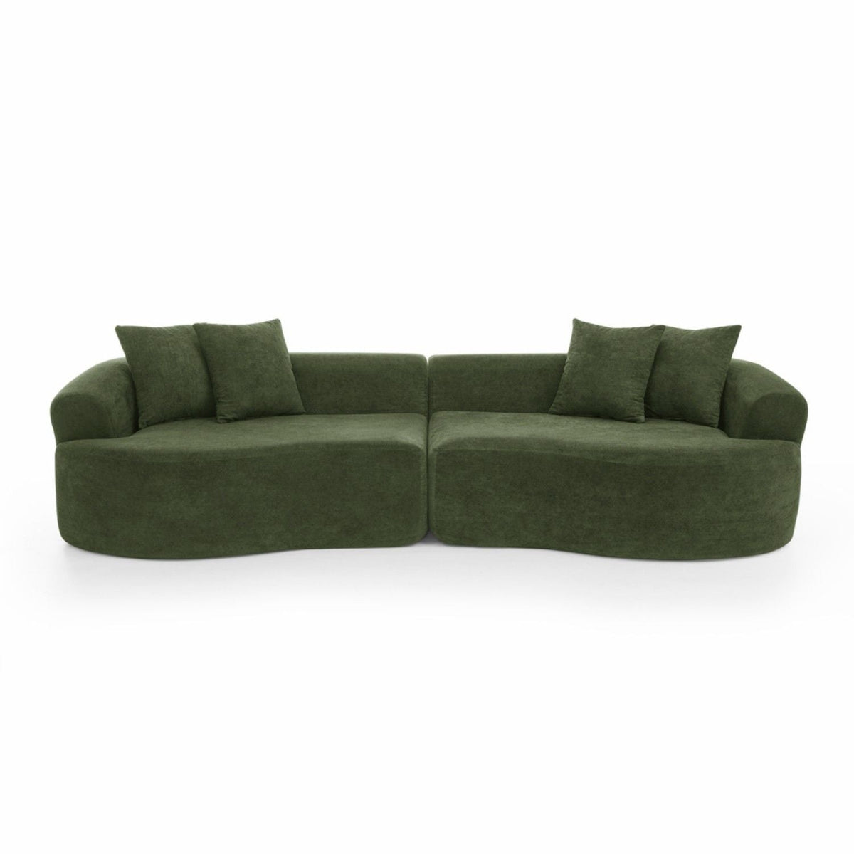 4 Seater Curved Cloud Sectional Sofa