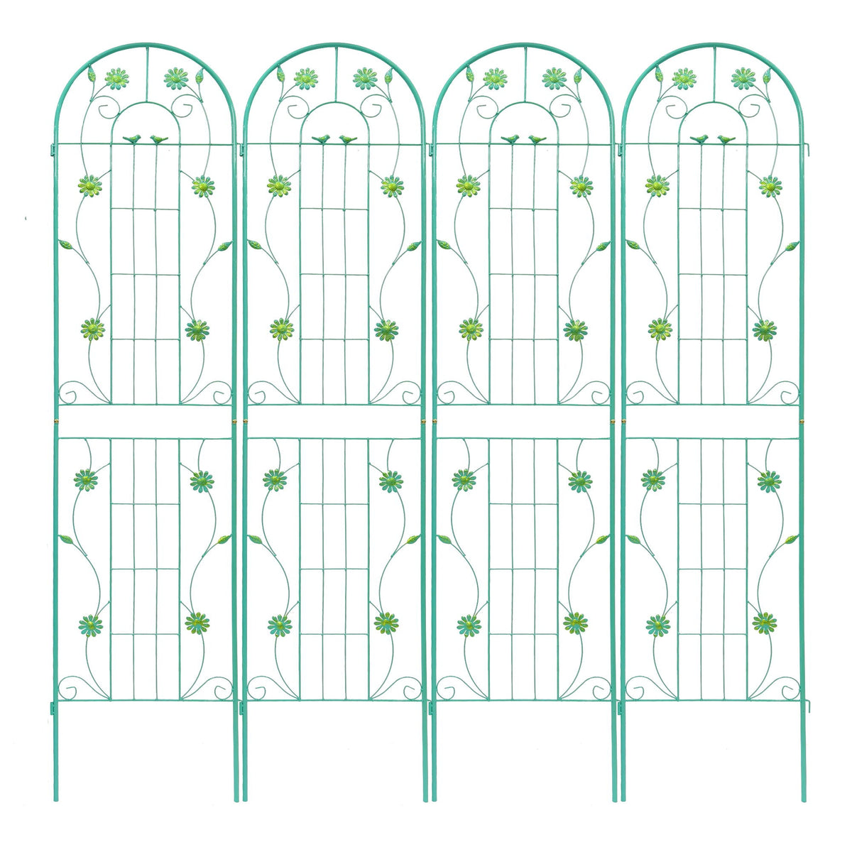 Metal Garden Trellis Rustproof Trellis For Climbing Plant Outdoor Flower Support