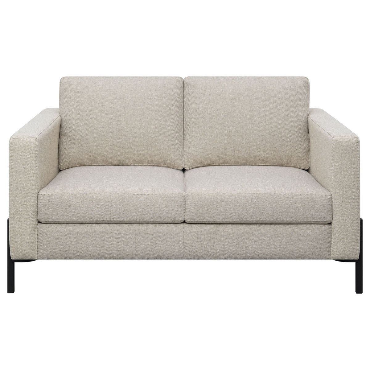 Dulcie - Loose Back Loveseat - Oatmeal