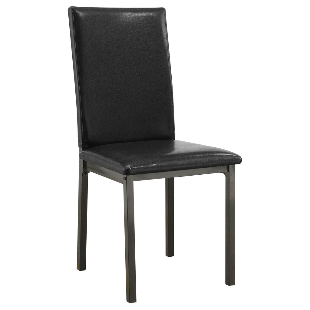 Upholstered Side Chair (Set of 2) - Black