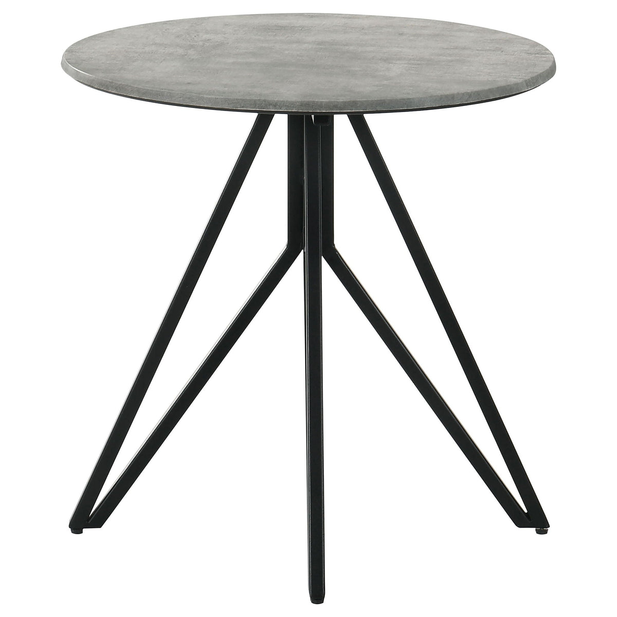 Hadi - Round End Industrial Design With Round Shape - Gray