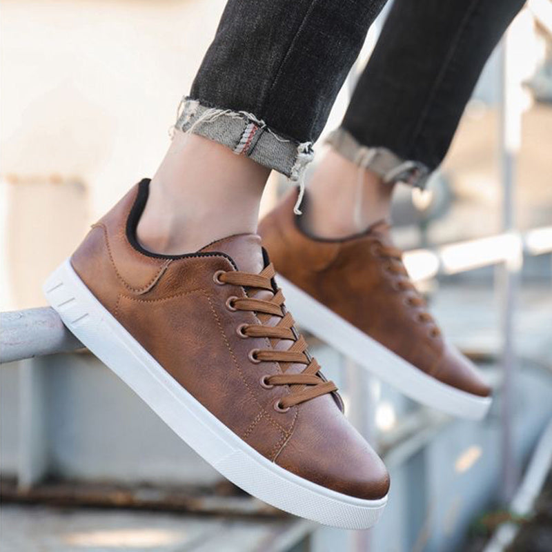 Lace-up Flat Shoes Men's Fashion Casual Shoes