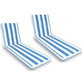 2 Pieces Set Outdoor Lounge Chair Cushion Replacement Patio Furniture Seat