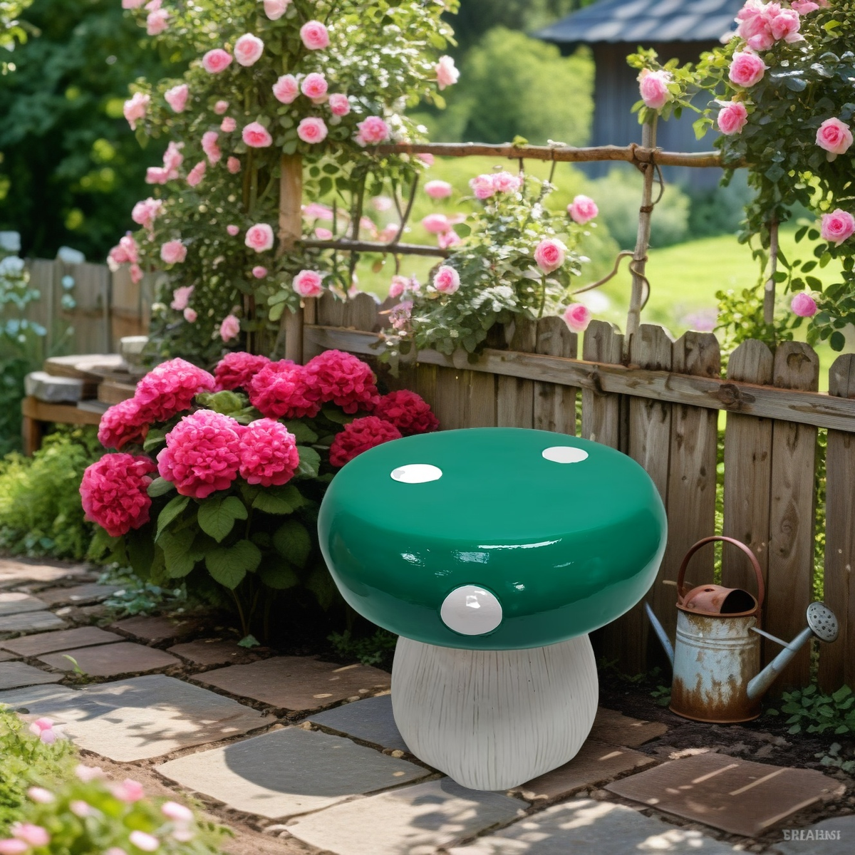 Mushroom Model Resin Stool
