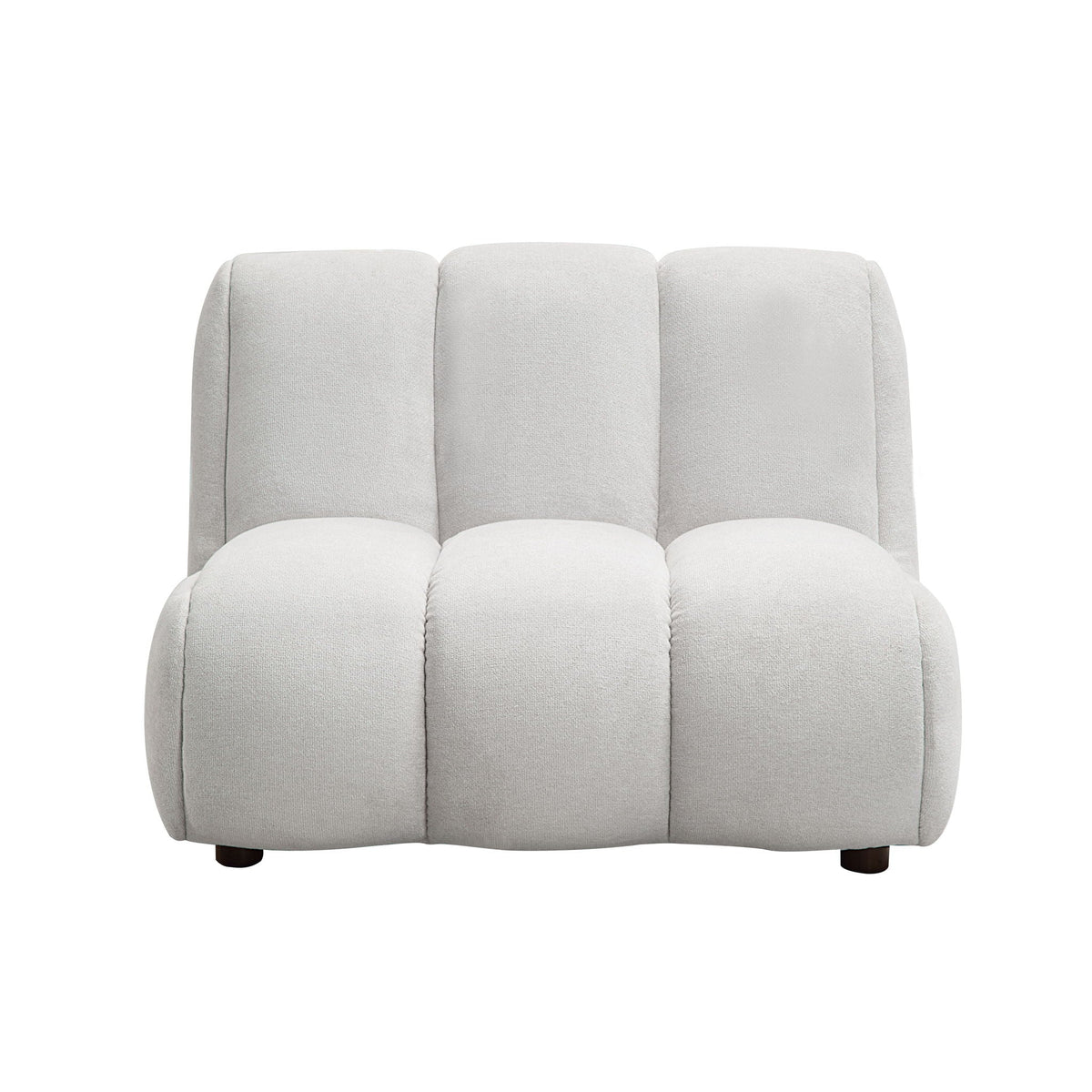 Manilla Sectional Sofa With Chair - Ivory White