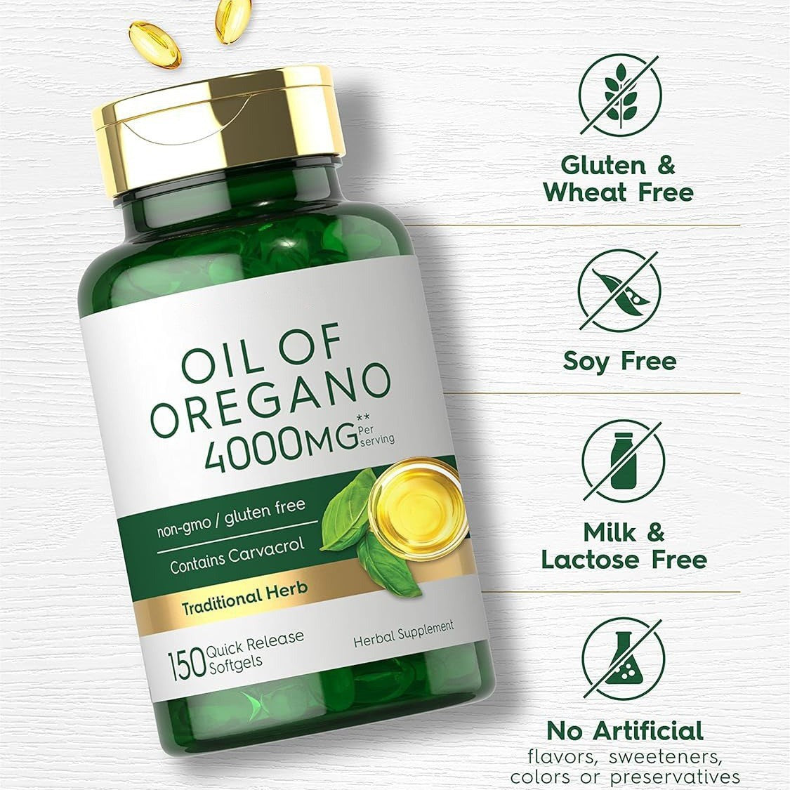 Health Care Products Oregano Oil Capsule Dietary Supplement Soft Capsules
