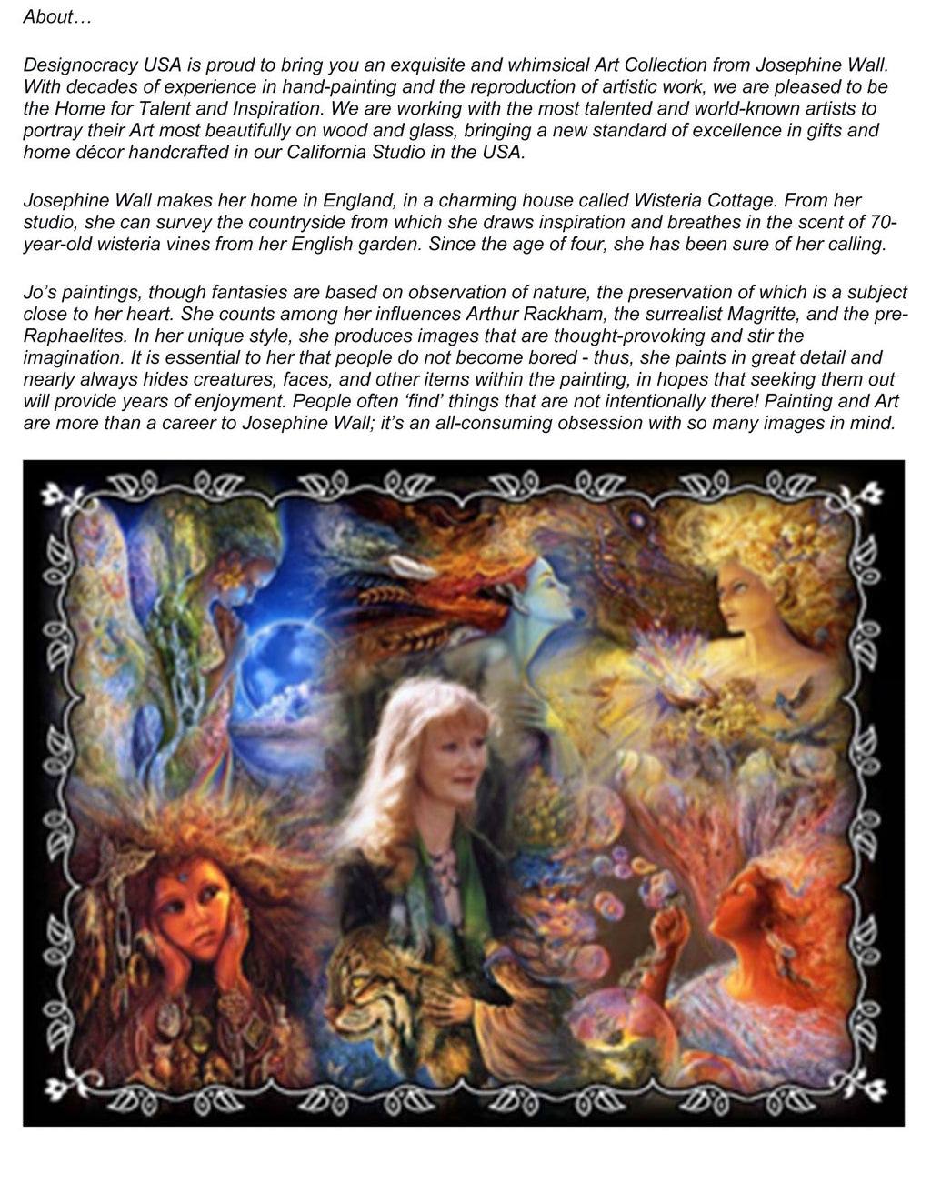 Tiger Moth Decor Fantasy Wooden Wall Art by Josephine Wall - Fantasy Decor - 852145-JW