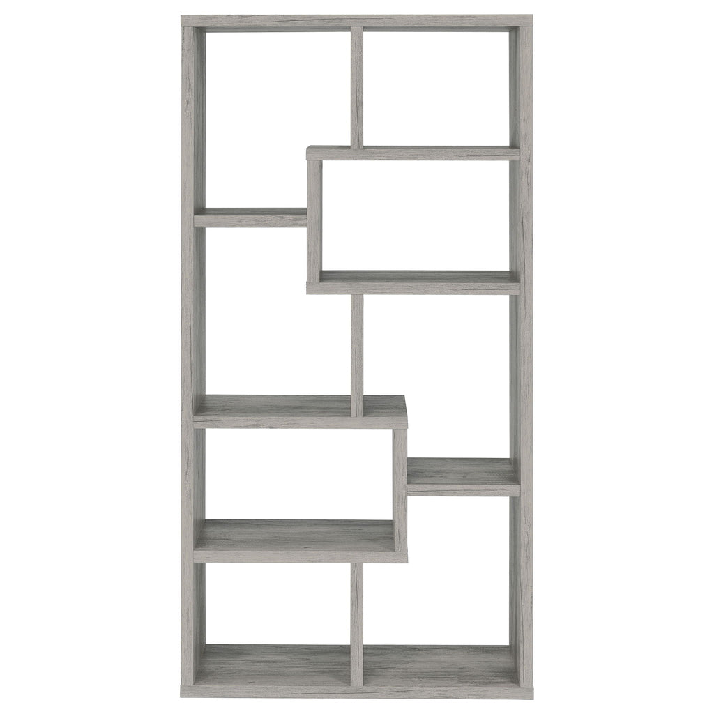 Lawton - 7 Shelf Bookshelf - Driftwood