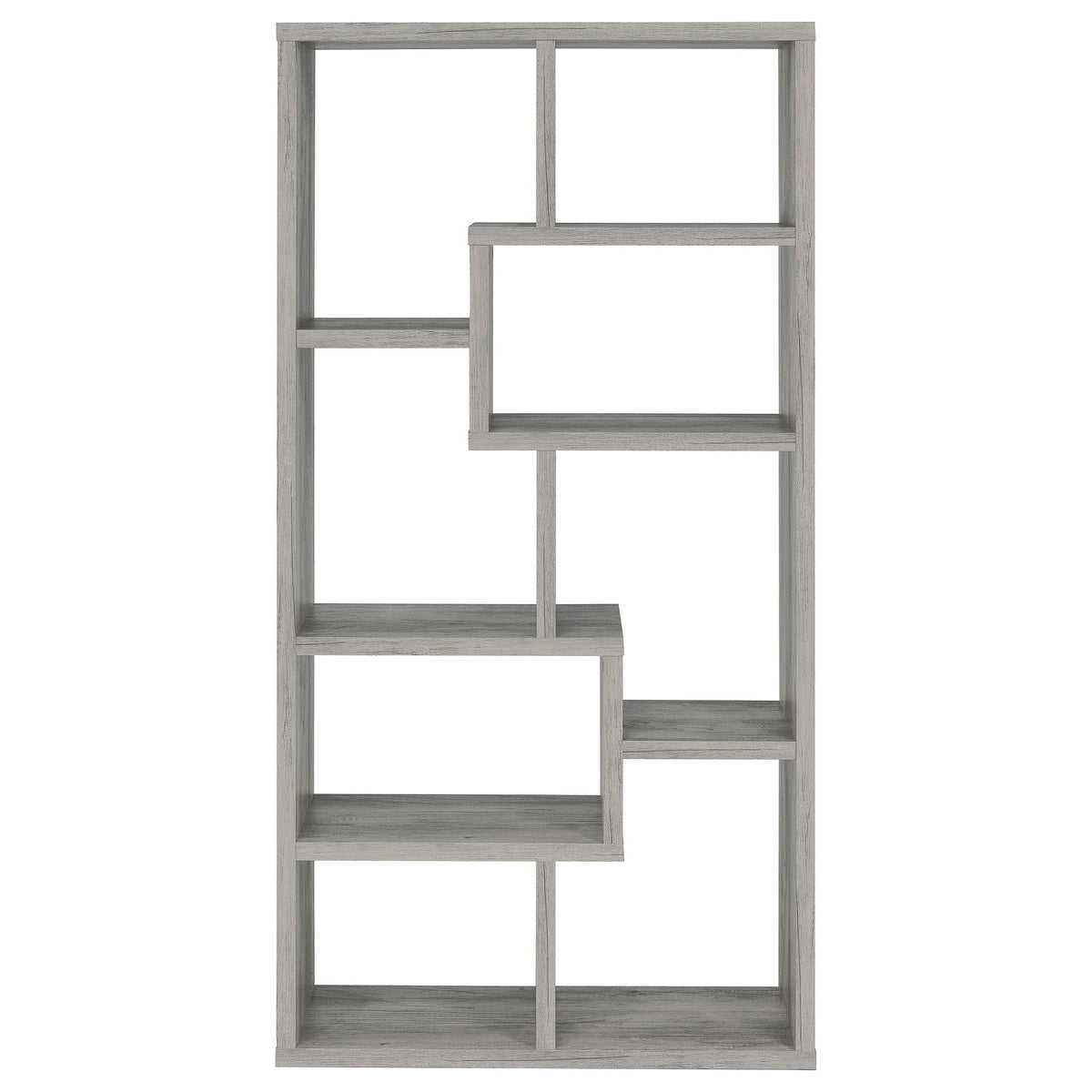 Lawton - 7 Shelf Bookshelf - Driftwood