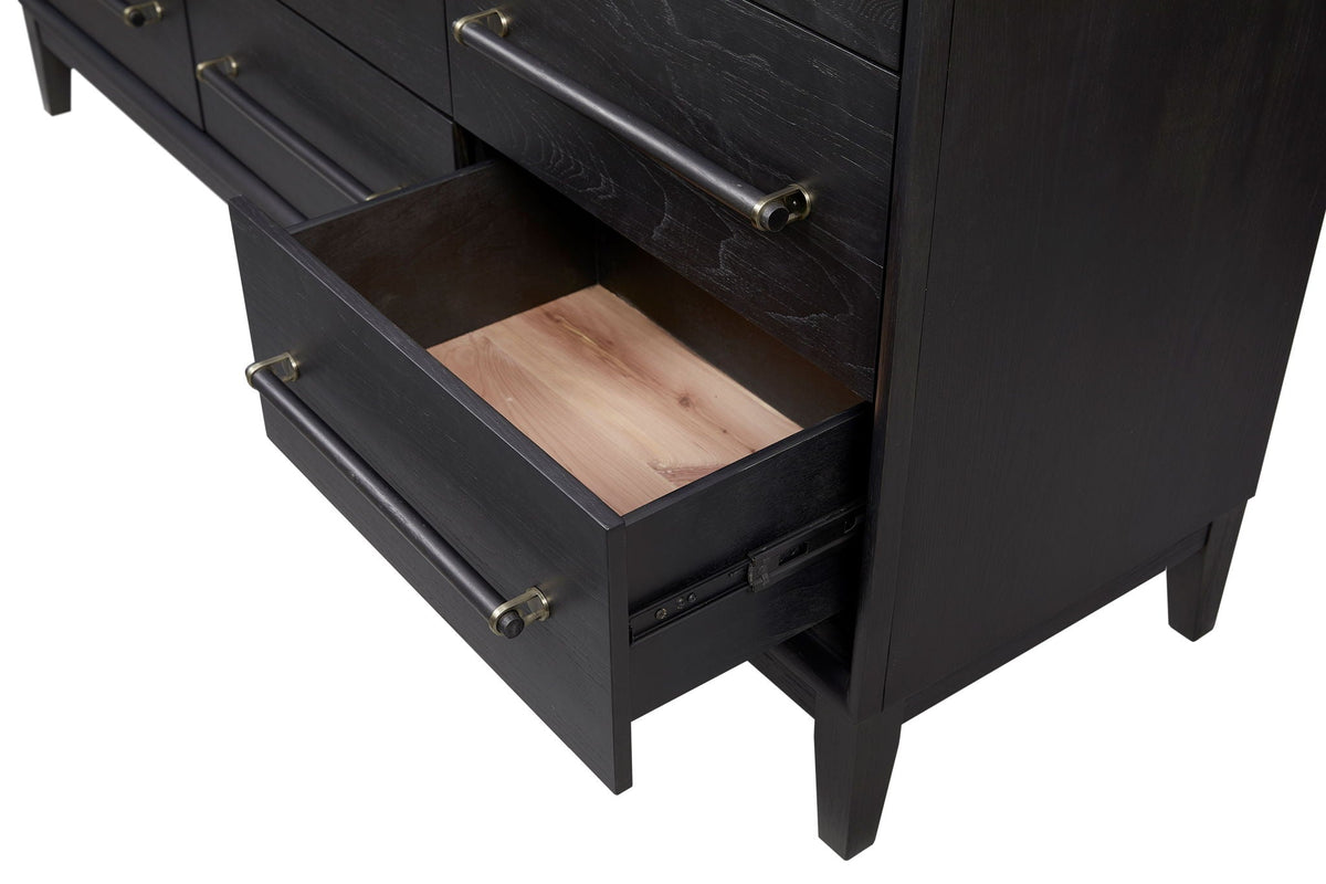 9 Drawer Dresser - Black