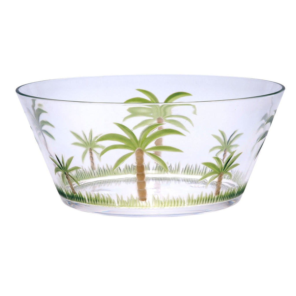 Palm Tree Acrylic Serving Bowls