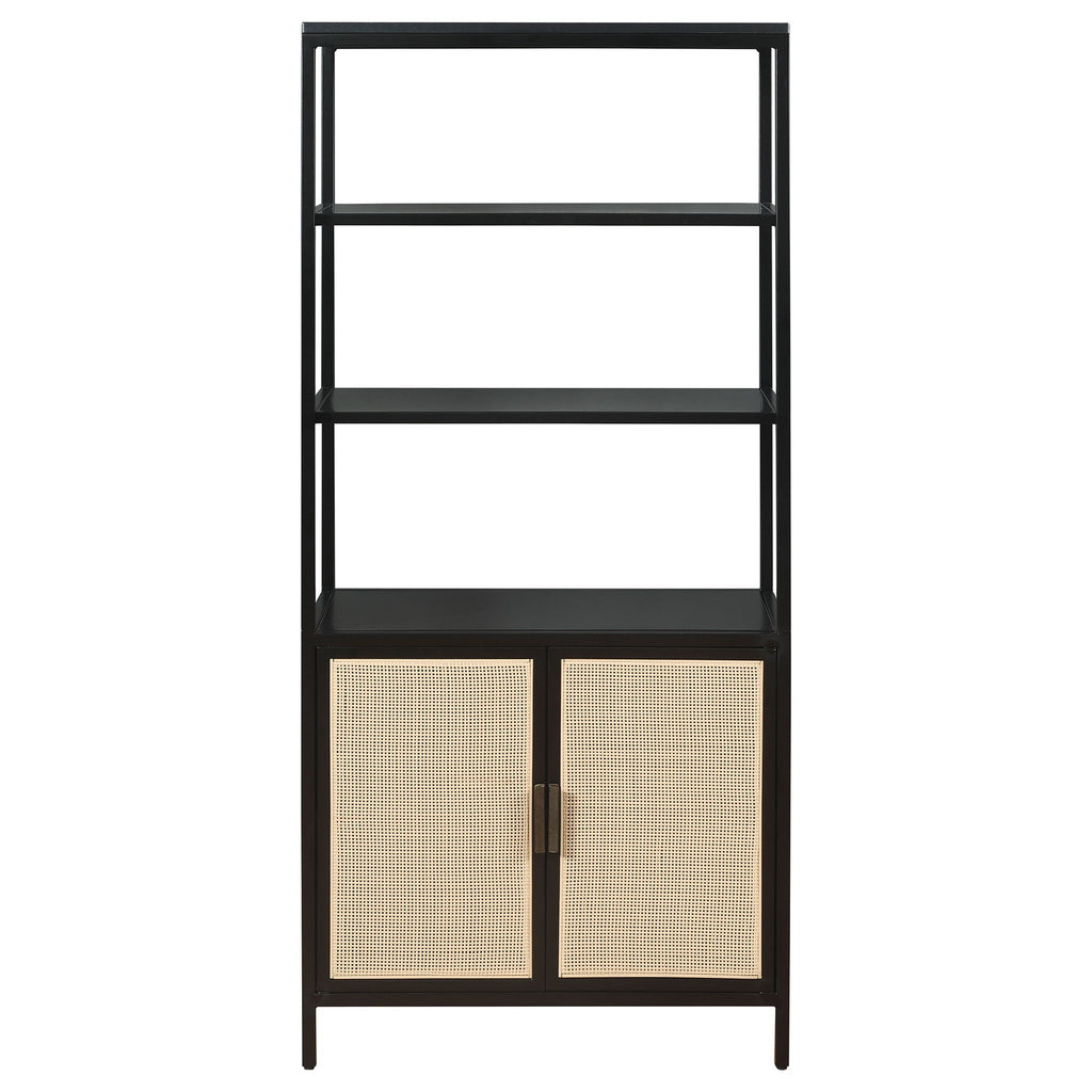 Kenneth - 3 Shelf Radio Weave Accent Cabinet