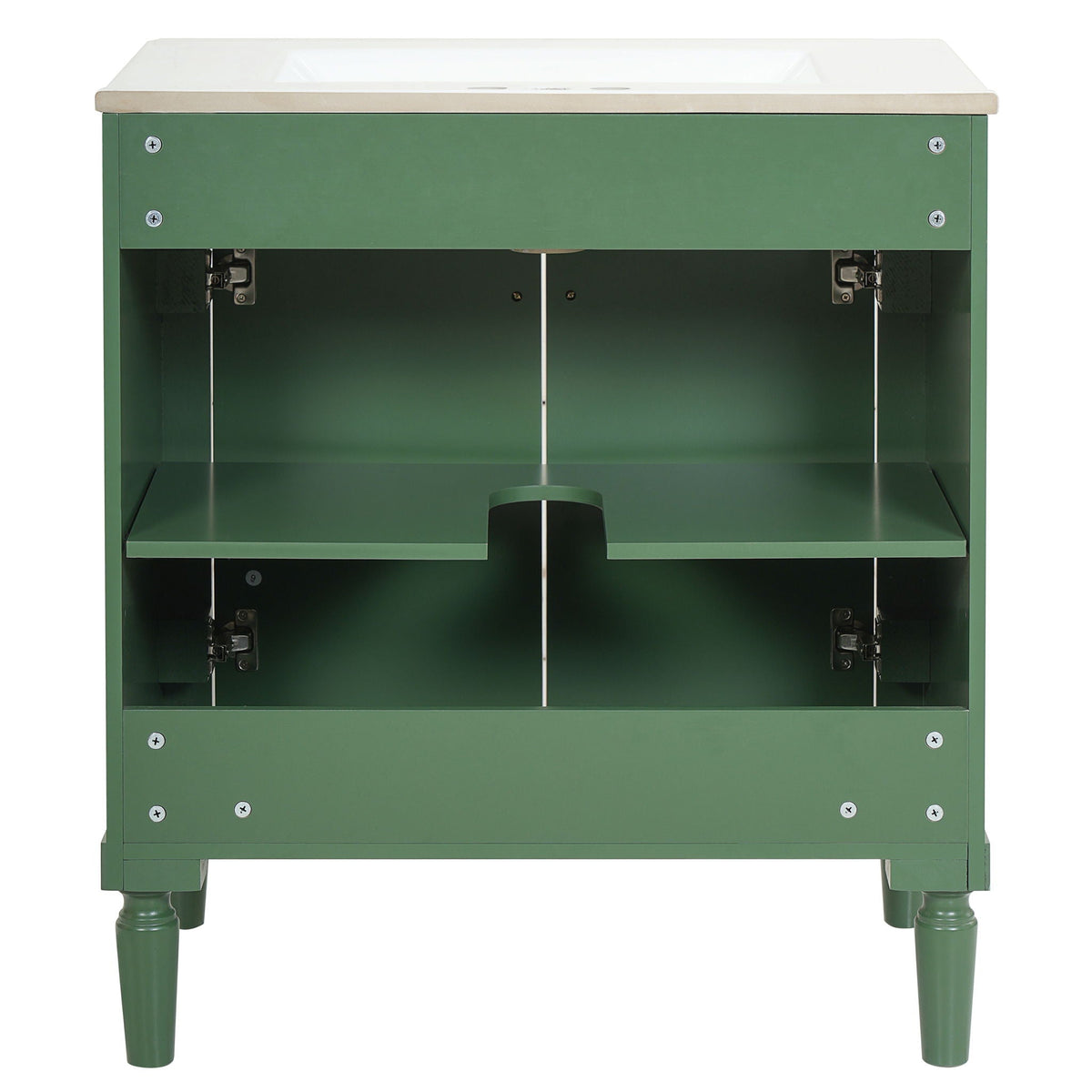 Bathroom Vanity Cabinet With Sink, Soft Close Doors, Storage Cabinet